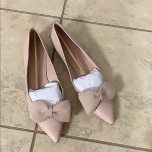 Pink tory burch flats
